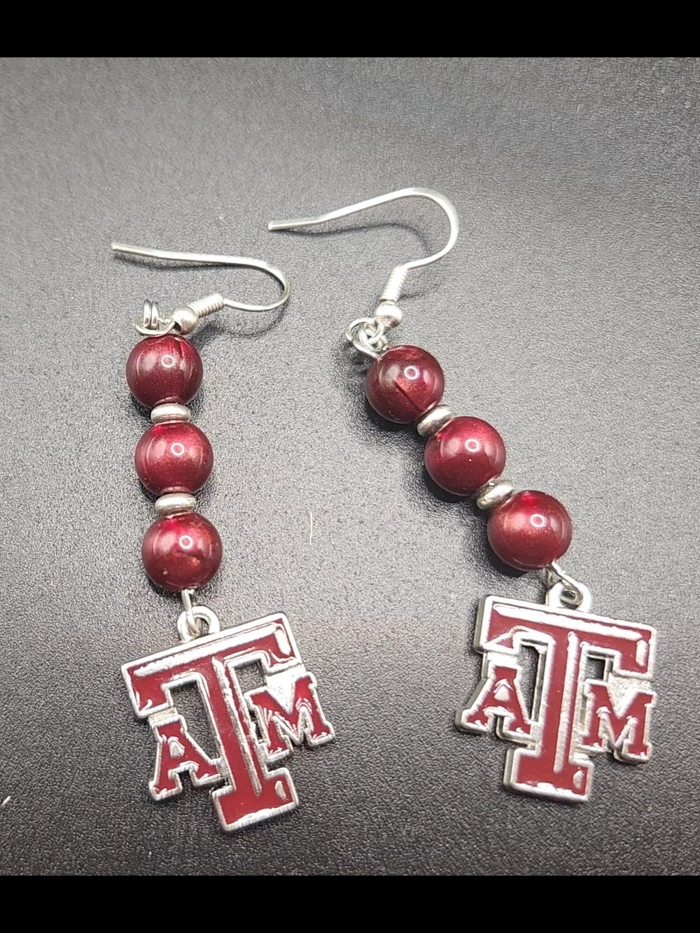 TEXAS A&M  Dangle Earrings